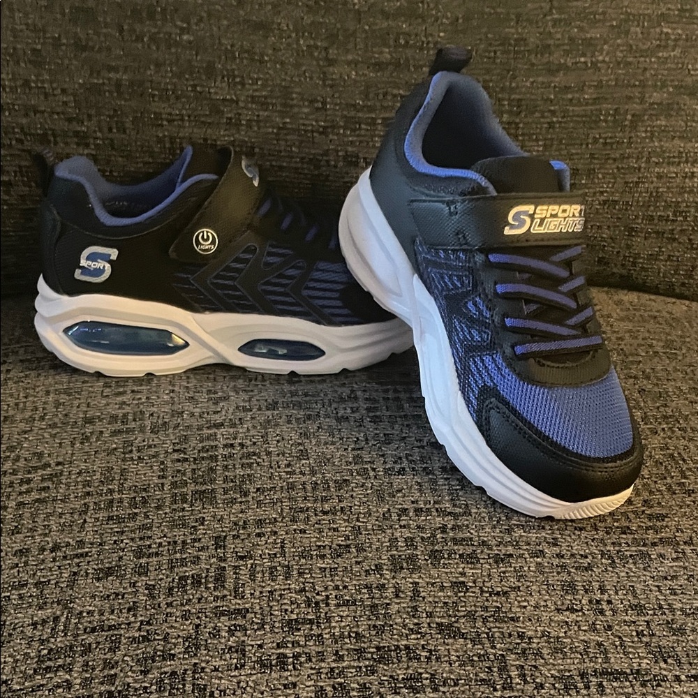 Skechers Kids Sneakers - Black and Blue